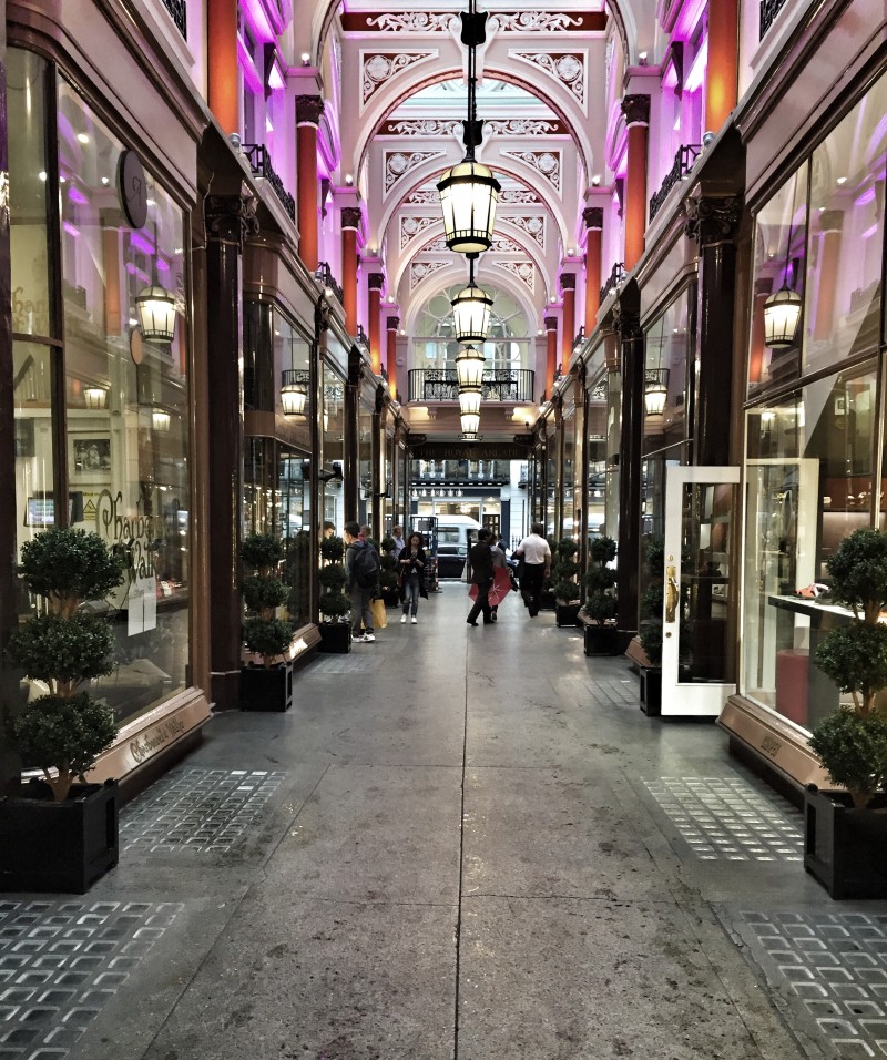 London Alley - We took shelter here from the rain