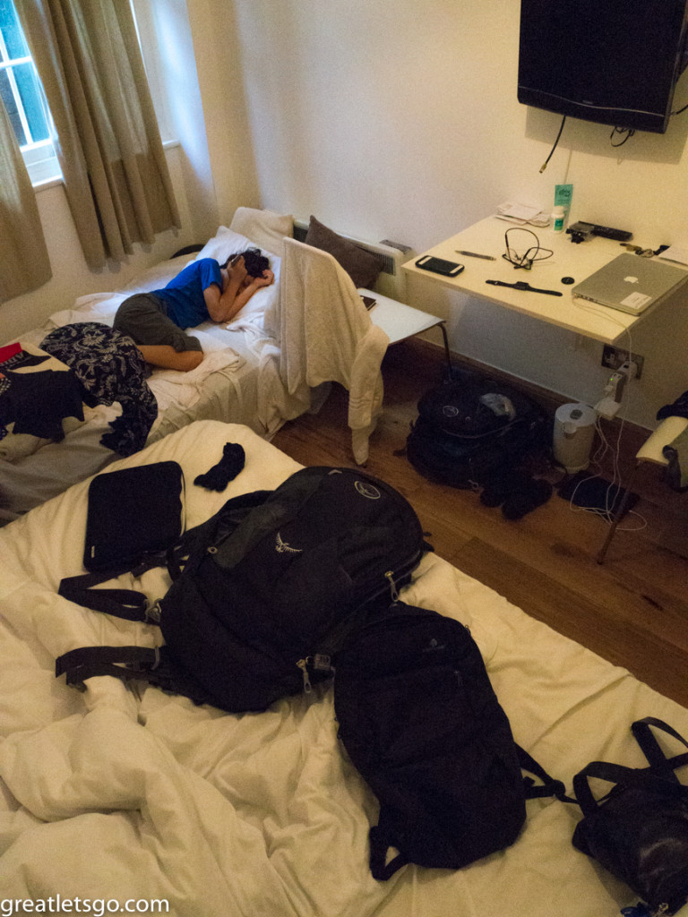 Our prison cell in London!