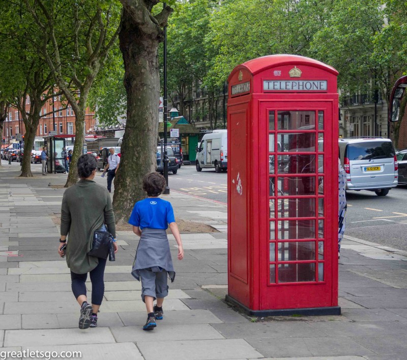 Can't leave London without a phone booth photo!