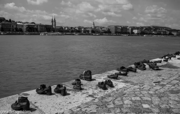 Bronze Shoes - Memorial to Jews murdered by the Nazi - Budapest