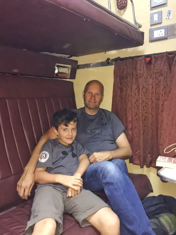 AC1 Cabin - Train From Delhi to Udaipur