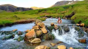 hot river in Iceland